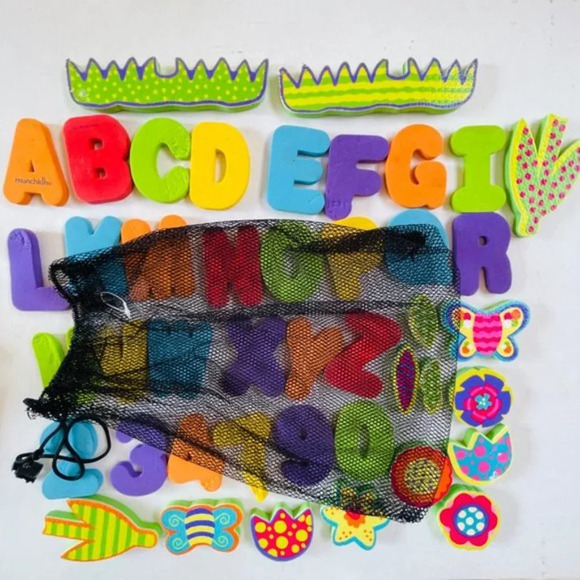 Foam Letters Numbers Flowers Butterfly Cactus Alphabet Kids Learning Educational - Picture 8 of 9